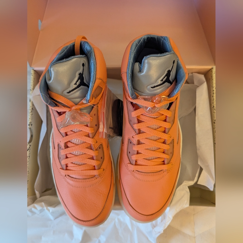DV4982-641 Nike Air Jordan 5 Retro DJ Khaled We The Best Crimson Bliss (Men's) - Picture 16 of 16